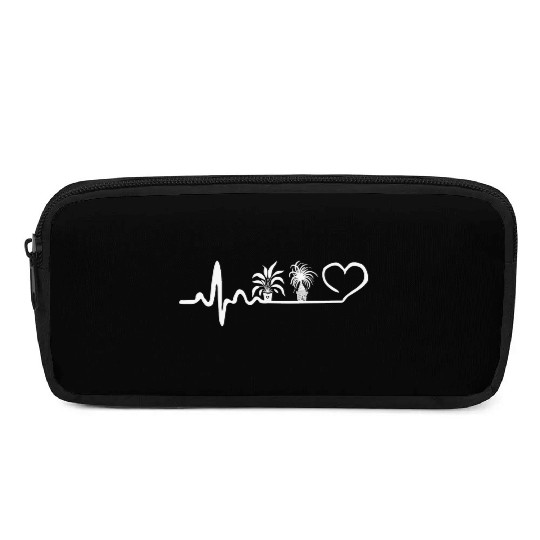 Plant Lover Heartbeat Potted Plants Pencil Cases