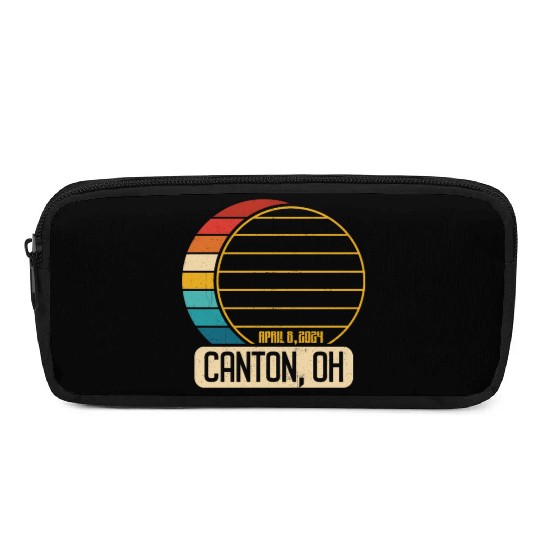 Total Solar Eclipse Ohio Canton April 28 2024Canto Pencil Cases