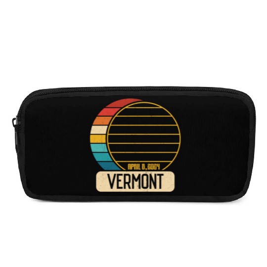 Total Solar Eclipse Vermont April 28 2024 Eclipse Pencil Cases