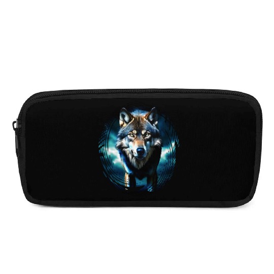 The Midnight Wolf Pencil Cases