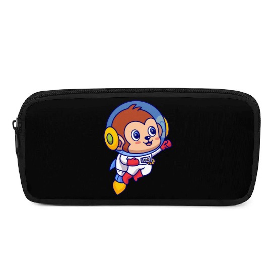 Flying Monkey Astronaut Pencil Cases
