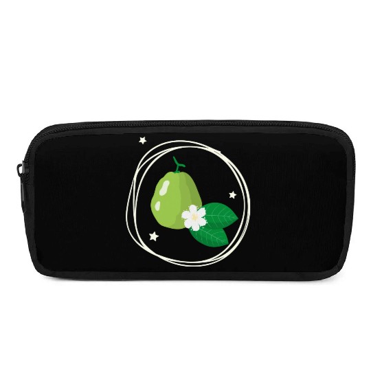 Guava With Flower And Leaves Pencil Cases