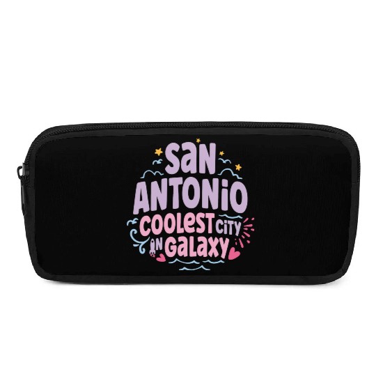 San Antonio Coolest Galaxy Pencil Cases