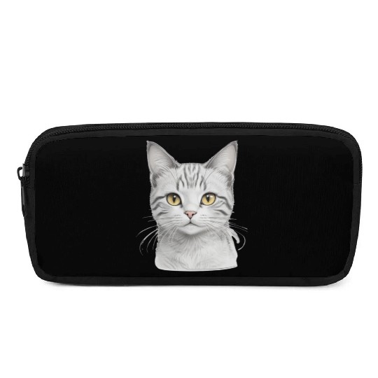 Aesthetic Cute Kitty Realisting Sketch Pencil Cases