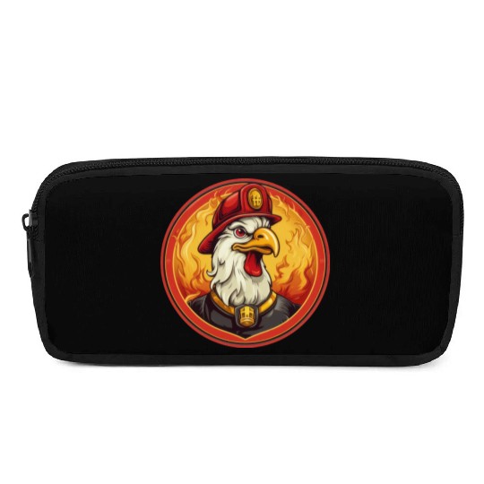 Fire department cock Pencil Cases