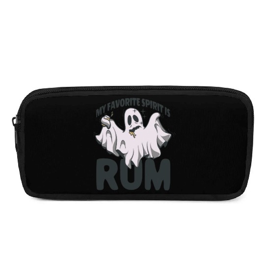 My Favorite Spirit Is Rum Halloween Rum Ghost Pencil Cases