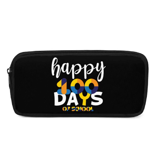 Happy 100 Days Of School Pencil Cases Teacher Team Grade