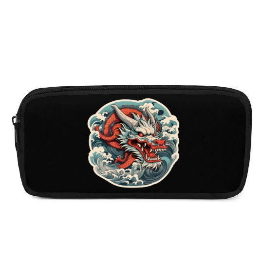 Japanese Dragon Pencil Cases