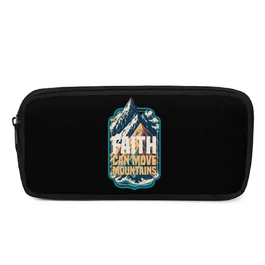 Faith Can Move Mountains with Mountain Pencil Cases