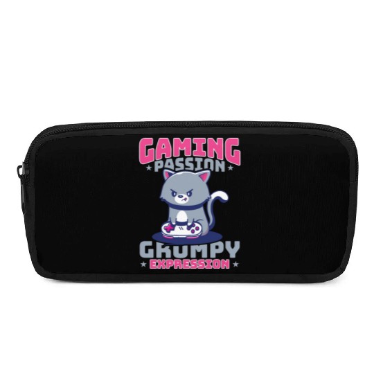 Gaming, Gaming, Video Game, Grumpy Cat Gamer Pencil Cases