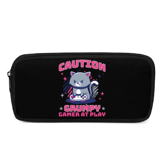 Gaming, Gaming, Video Game, Grumpy Cat Gamer Pencil Cases