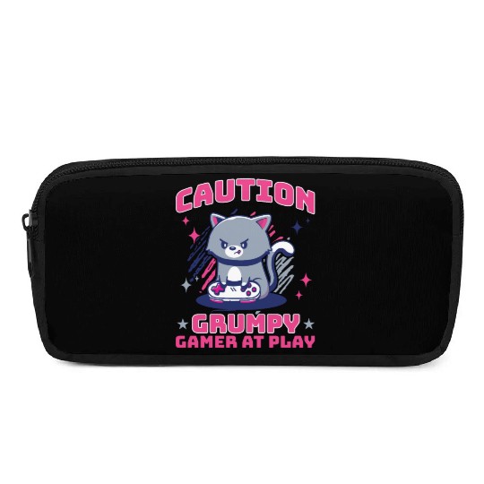 Gaming, Gaming, Video Game, Grumpy Cat Gamer Pencil Cases