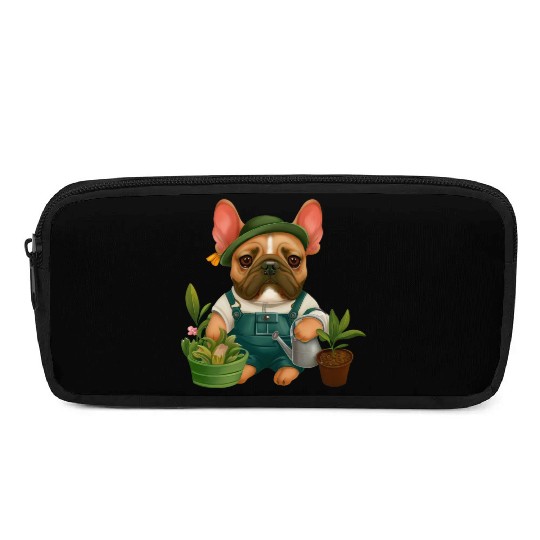Frenchie The Gardener Drawing Pencil Cases