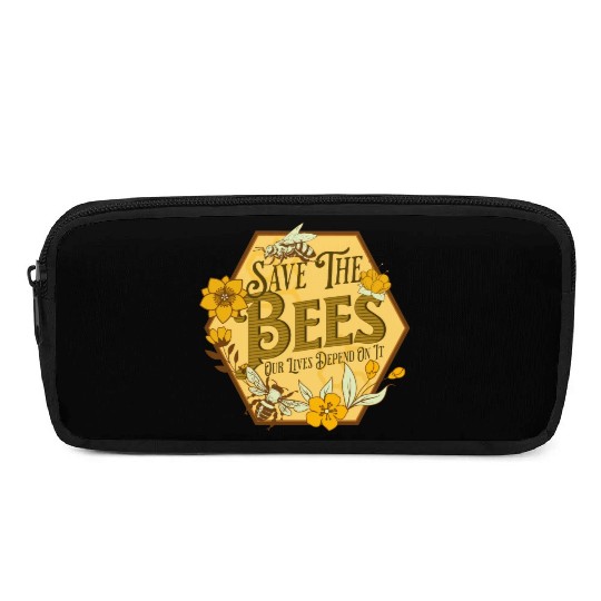 Honey Bee Beekeeping Save The Bees Pencil Cases