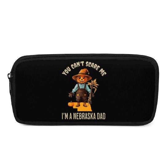 I’m a Nebraska Dad Halloween Fall Autumn Pencil Cases