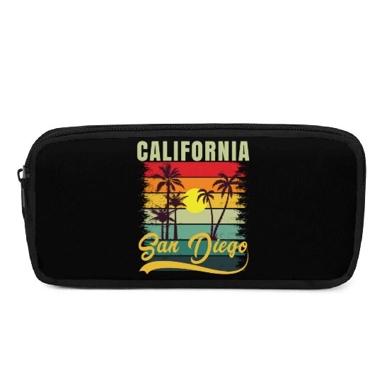 Friends Summer Travel Family Vacation san diego Pencil Cases