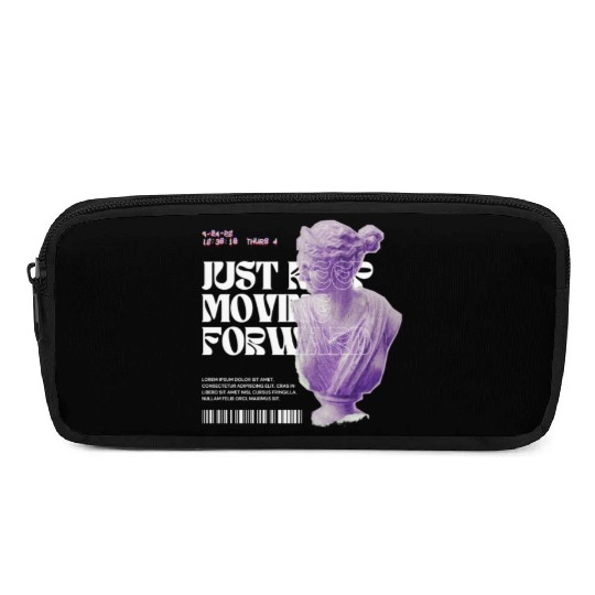 Black Illustrative Skateboard Pencil Cases 8