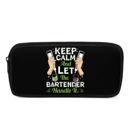 Bartender Handling Pencil Cases