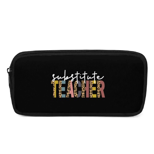 Substitute Teacher Back To School Sub Teacher Pencil Cases