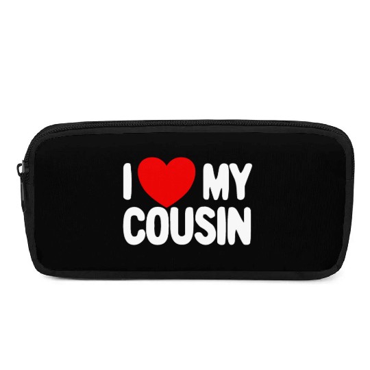 I Love My Cousin Red Heart Redneck Love My Cousin Pencil Cases