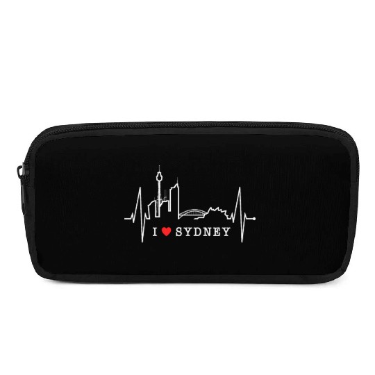 Sydney Skyline Heartbeat Australian Heart Rate Fan Pencil Cases