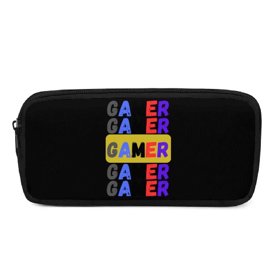Distressed Retro Gamer Pencil Cases