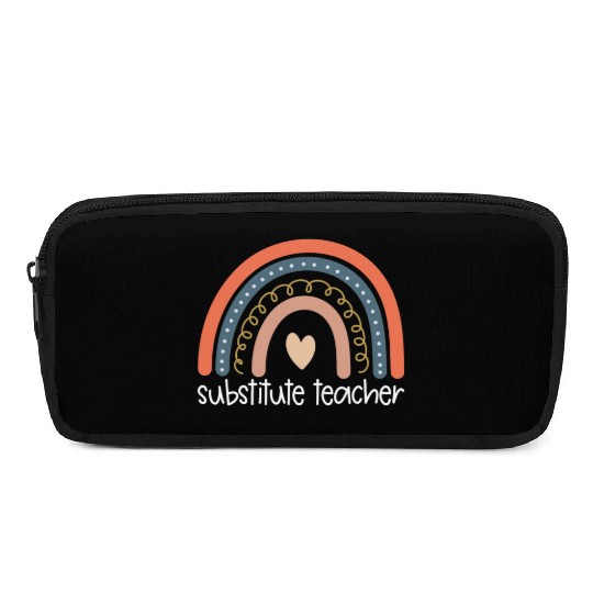 Substitute Teacher Back To School Sub Teacher Pencil Cases
