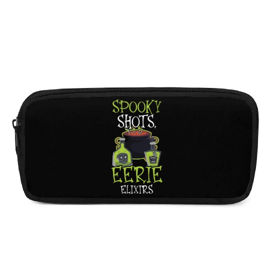 Spooky Shots Eerie Elixirs Bartender Halloween Pencil Cases