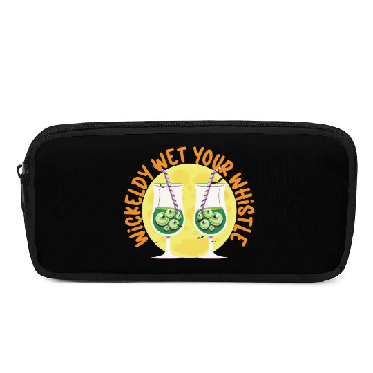 Wickedly Wet Your Whistle Bartender Halloween Pencil Cases