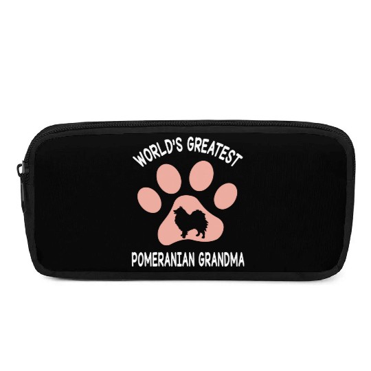 T7tee Happy Mother Day Pomeranian Dog Lover Pencil Cases
