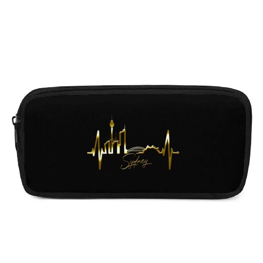 Sydney Skyline Heartbeat Australian Heart Rate Fan Pencil Cases