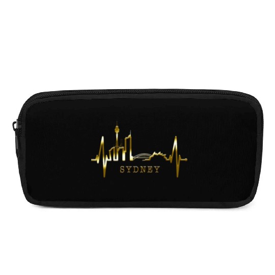 Sydney Skyline Heartbeat Australian Heart Rate Fan Pencil Cases