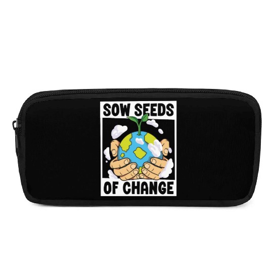 Climate Change Environmental Earth Day Planet Pencil Cases