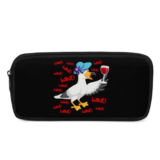 Seagull Pencil Cases Wine Lover North German Seagulls