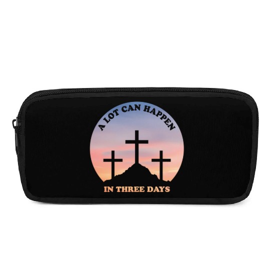 A Lot Can Happen In Three Days Christian Easter Pencil Cases
