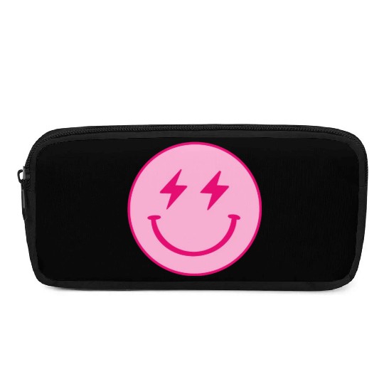 light pink face lightning bolt eyes Pencil Cases