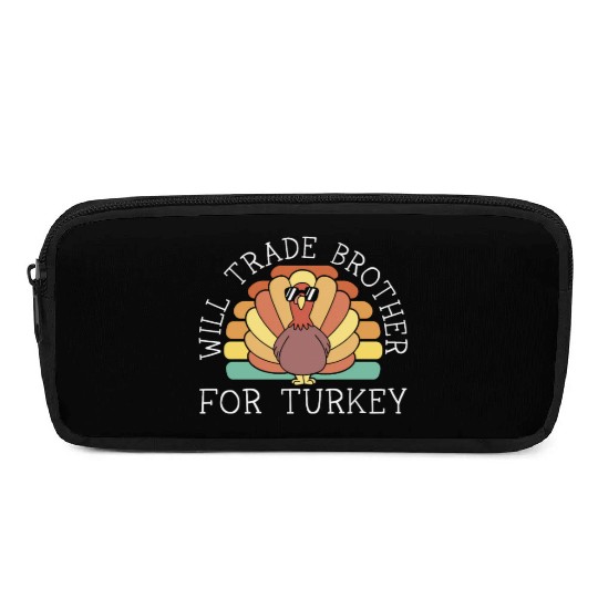 Happy Thanksgiving Holiday Dinner Turkey Blessed Pencil Cases