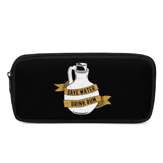 Save Water Drink Rum Pencil Cases