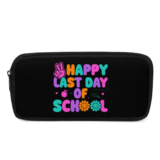 Happy Last Day Of School Teacher Summer Vacation Pencil Cases
