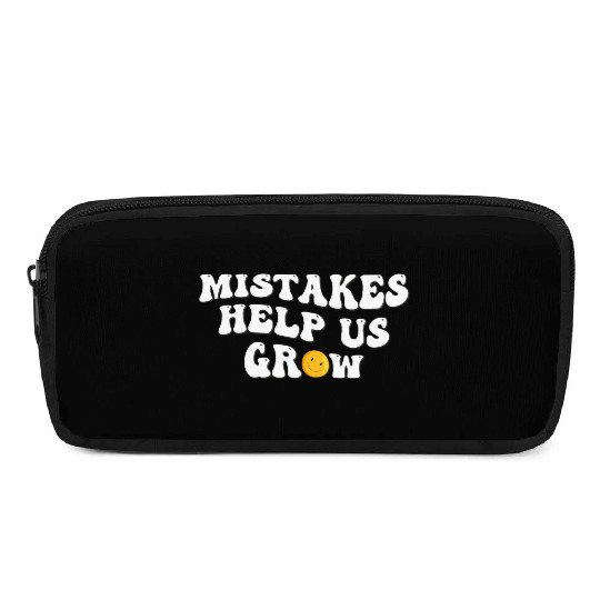 Groovy Mistakes Help Us Grow - Back To School Pencil Cases