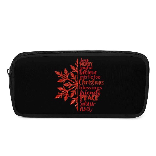 Queen My students are merry and bright sublimation Pencil Cases
