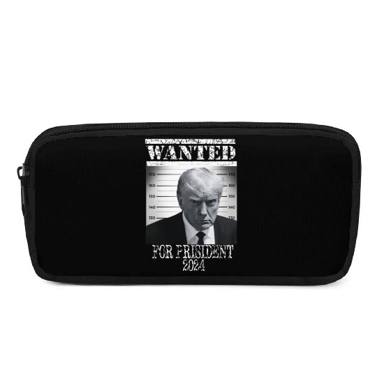 Wear this "President 2024 Trump Mug Shot Pencil Cases