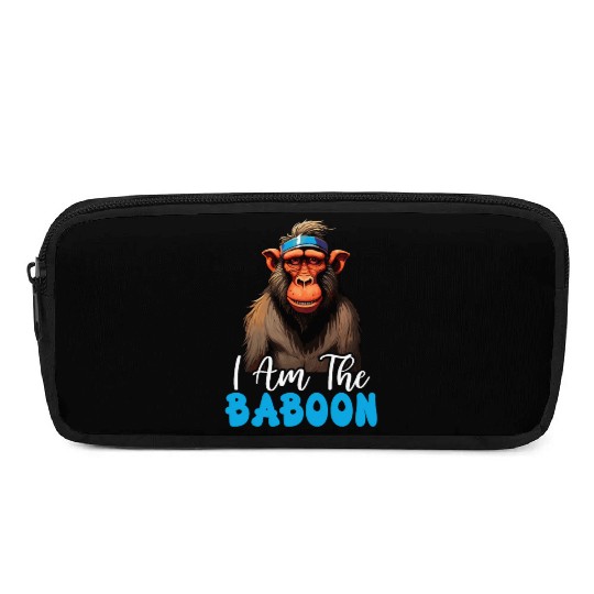 Baboon Monkey Lover Wildlife Animal Zookeeper Pencil Cases