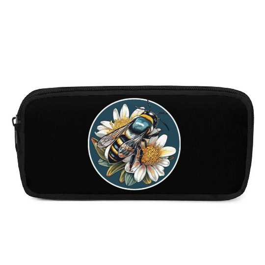 Australian Blue Banded Bee A Unique Native Species Pencil Cases