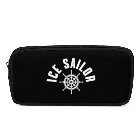 Ice Sailor Pocket Design Pencil Cases