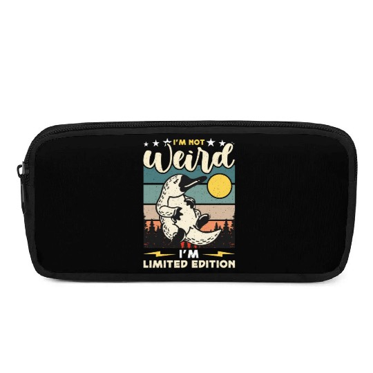 Platypus I'm Not Weird I'm Retro Living Fossil Pencil Cases