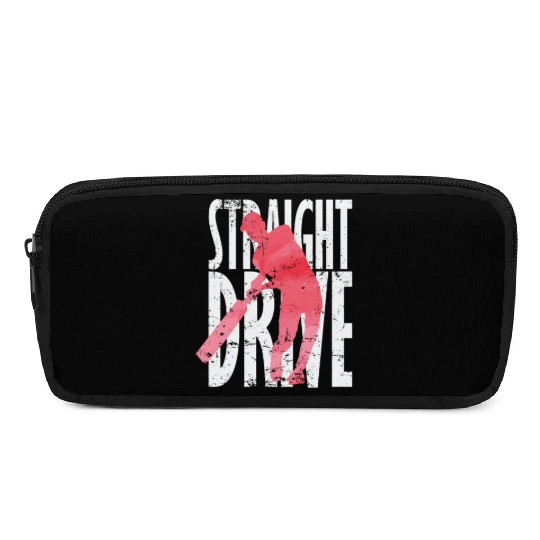 Straight Drive Cricket Pencil Cases