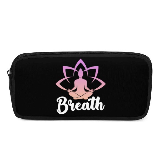 Breath Yoga Meditation Pencil Cases