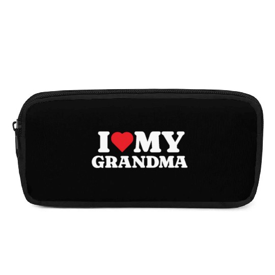 I Love My Grandma Pencil Cases