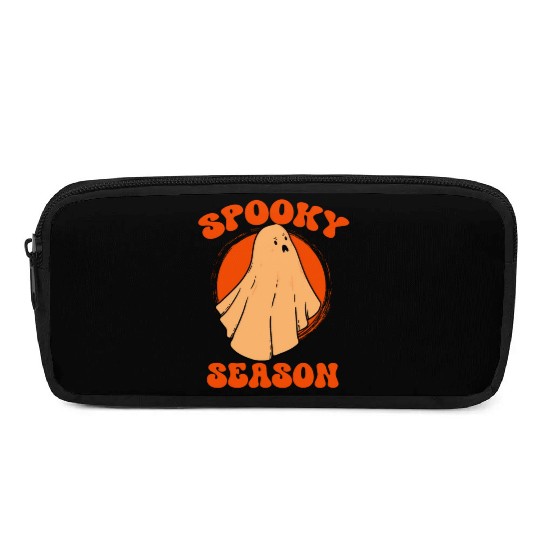 Retro VIntage Halloween Costume Spooky Season Men Pencil Cases